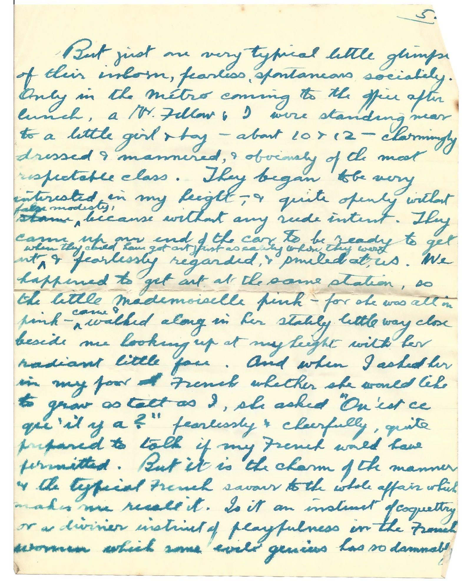 1919-08-19 p5 Donald Bearman letter to his father