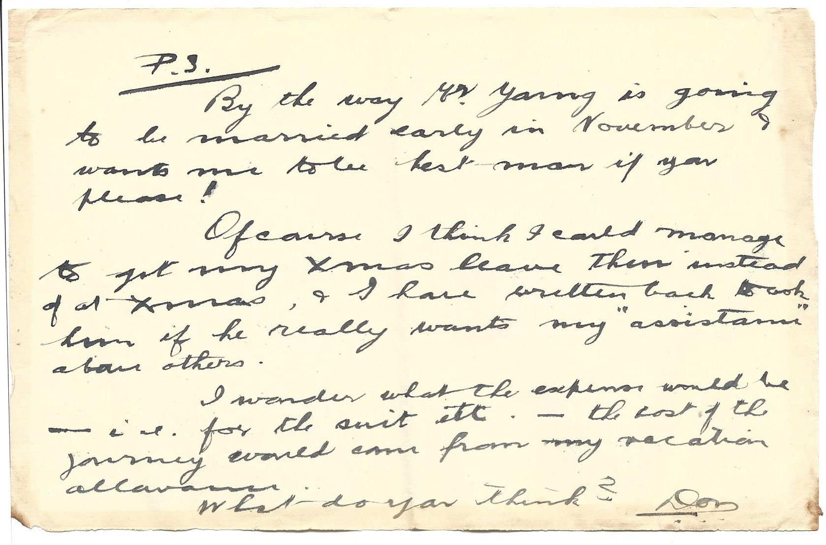 1919-09-26 Page 3 letter by Donald Bearman