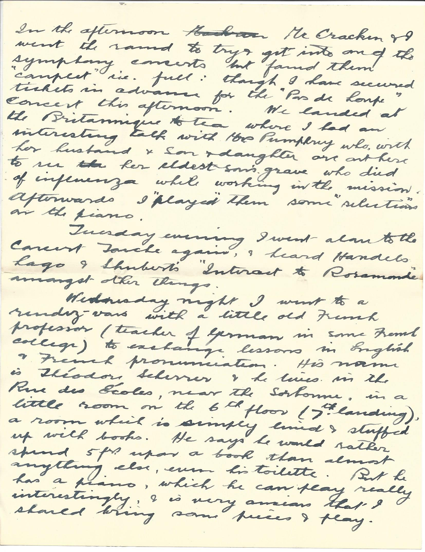1919-10-19 Page 2 letter by Donald Bearman