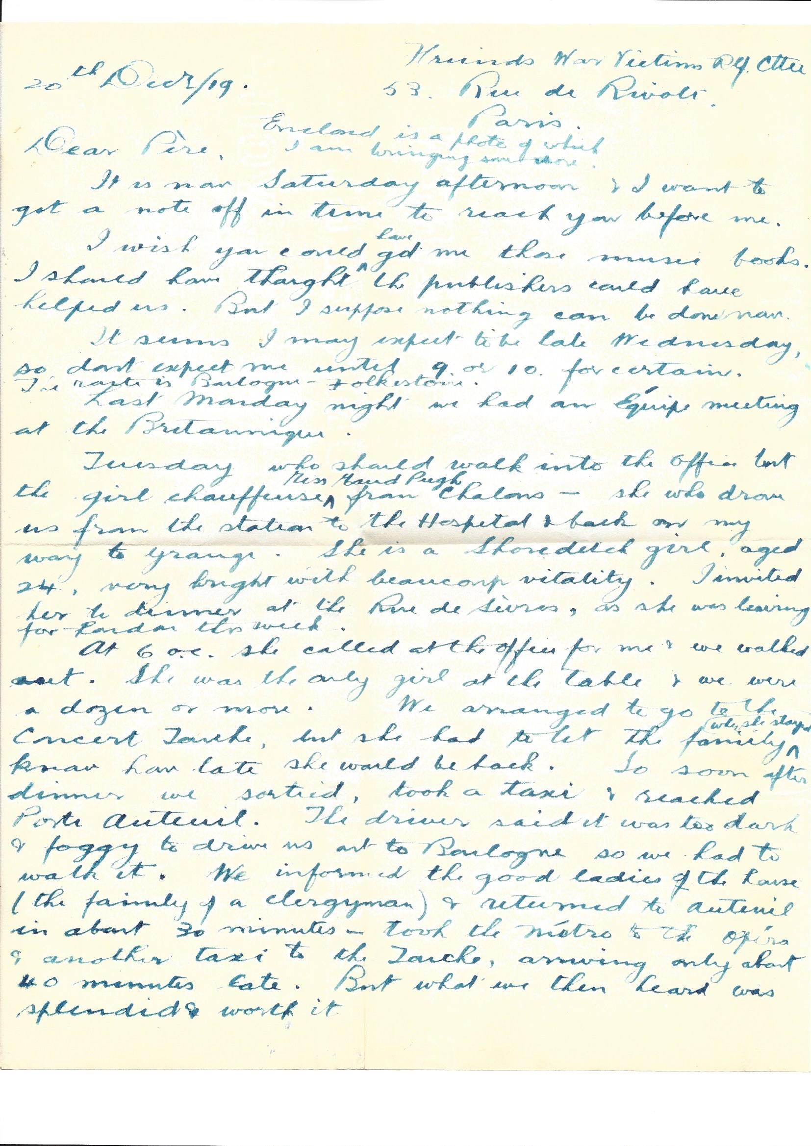1919-12-20 page 2 letter by Donald Bearman