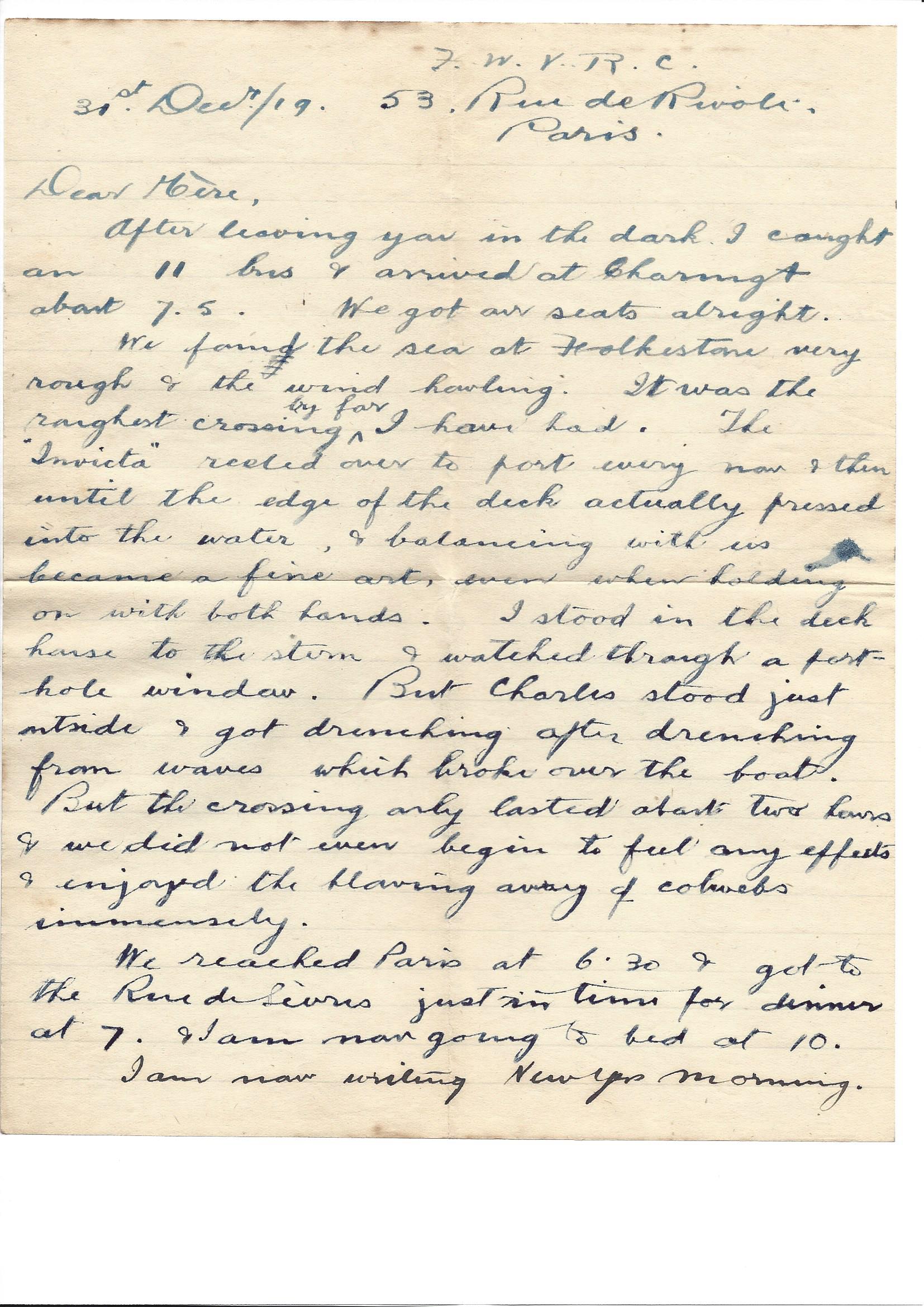 1919-12-31 page 2 letter by Donald Bearman