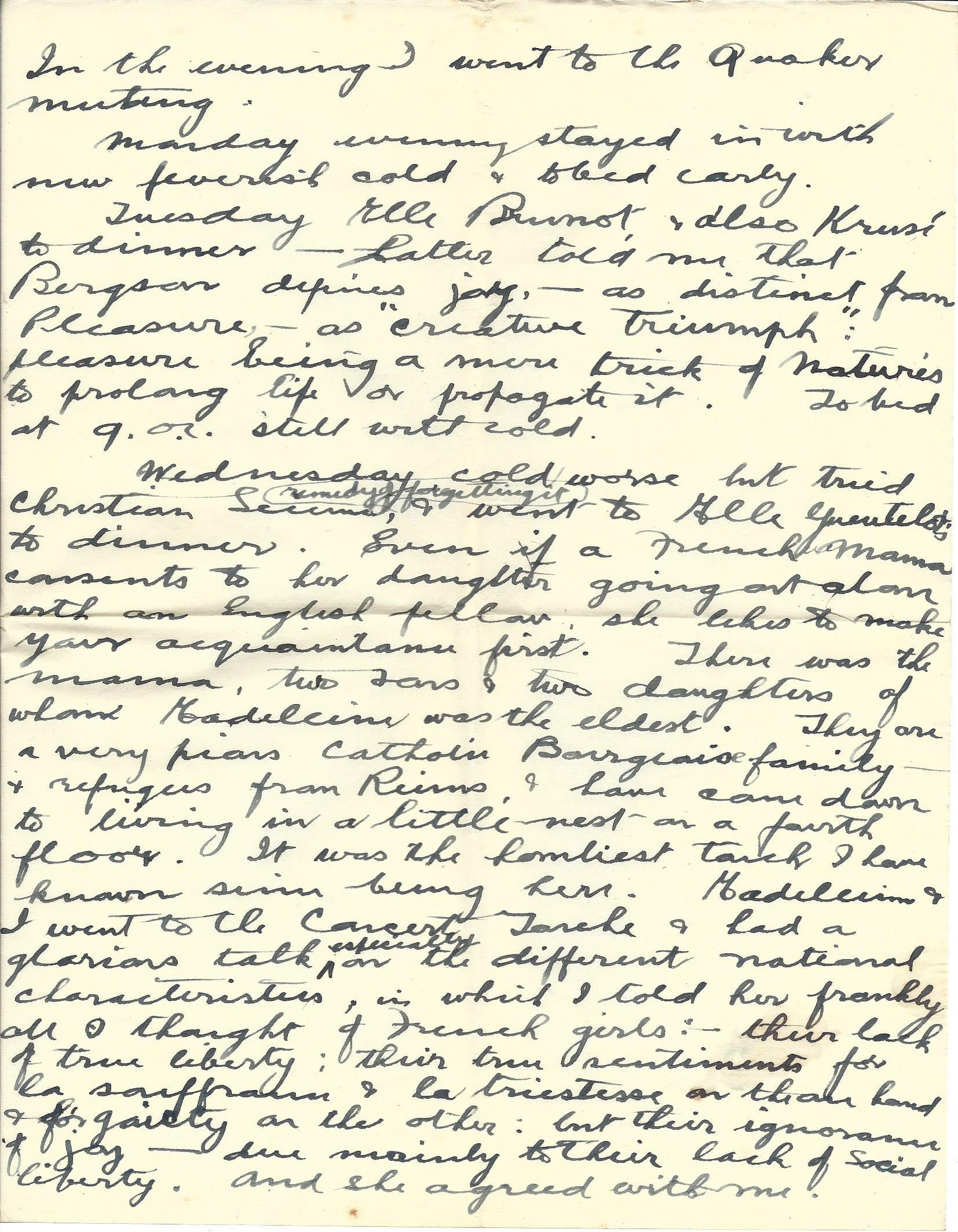 1920-02-28 p2 Donald Bearman letter to his father