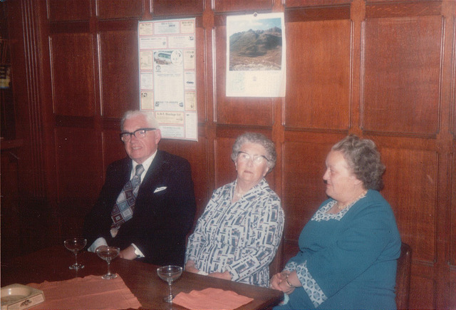 Marjorie centre with Fred and Doris Pepperell