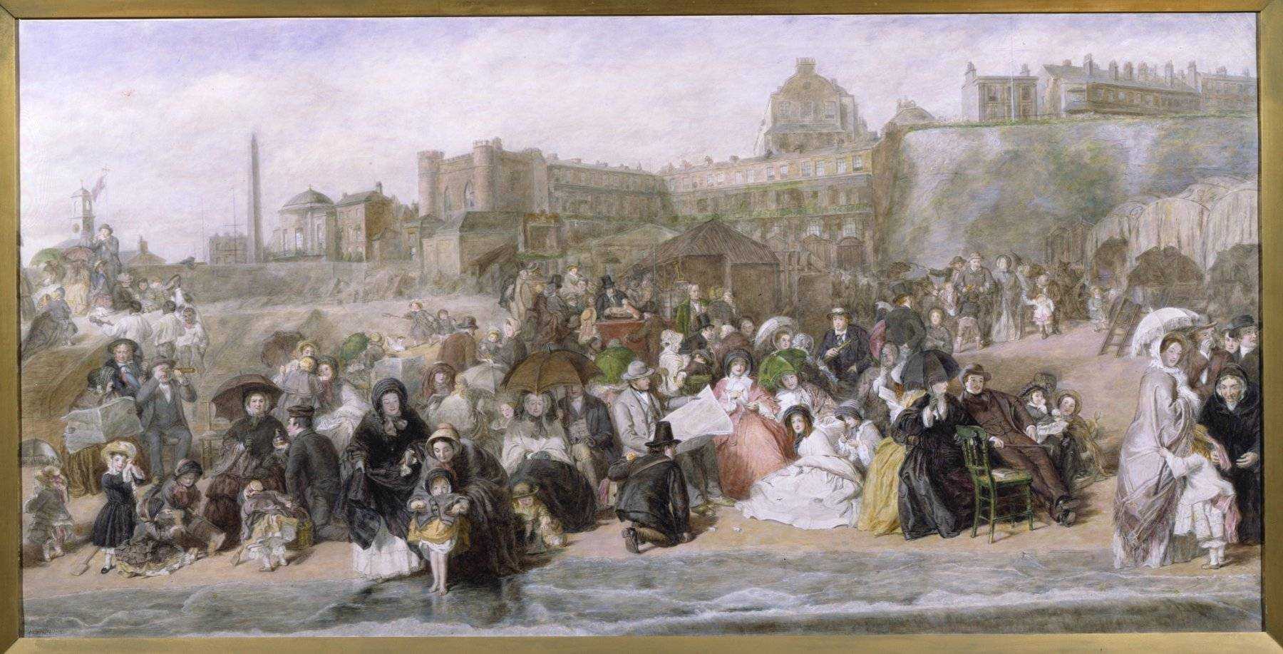 Ramsgate Sands (where Thomas Bearman and Catherine Boyd married in 1845) painted by William Frith around 1852, bought by Queen Victoria in 1854. 