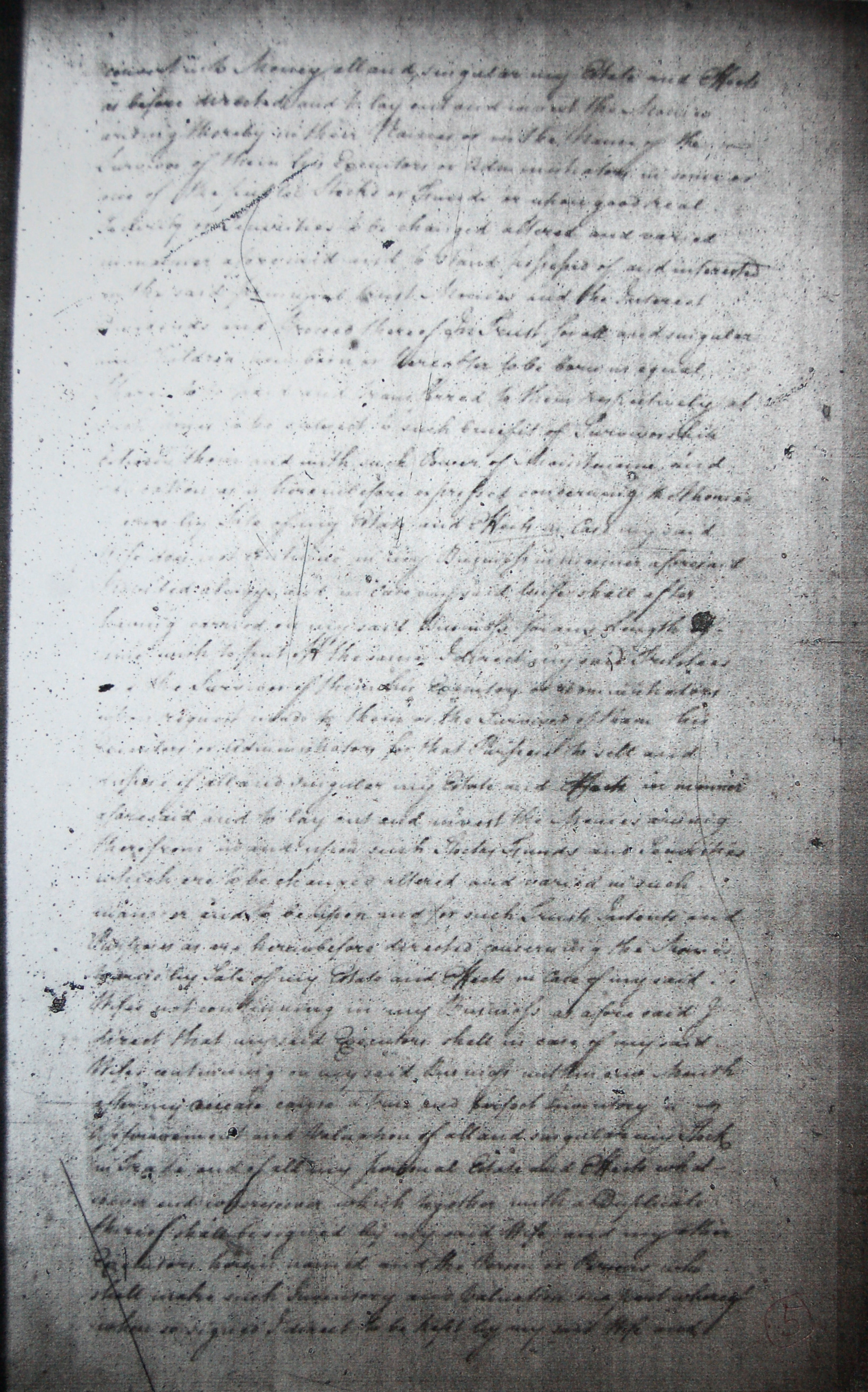 The will of Richard Balls, 1798, page 5