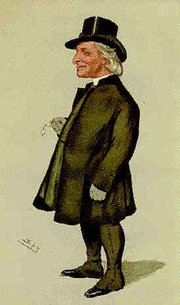 Cartoon of Stewart Headlam who officiated at Thomas and Keturah\'s wedding in 1873