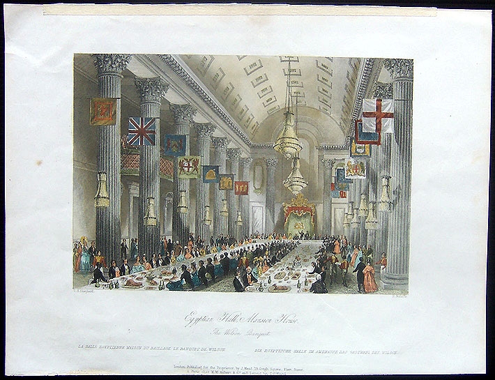 Banquet given by Samuel Wilson in 1839