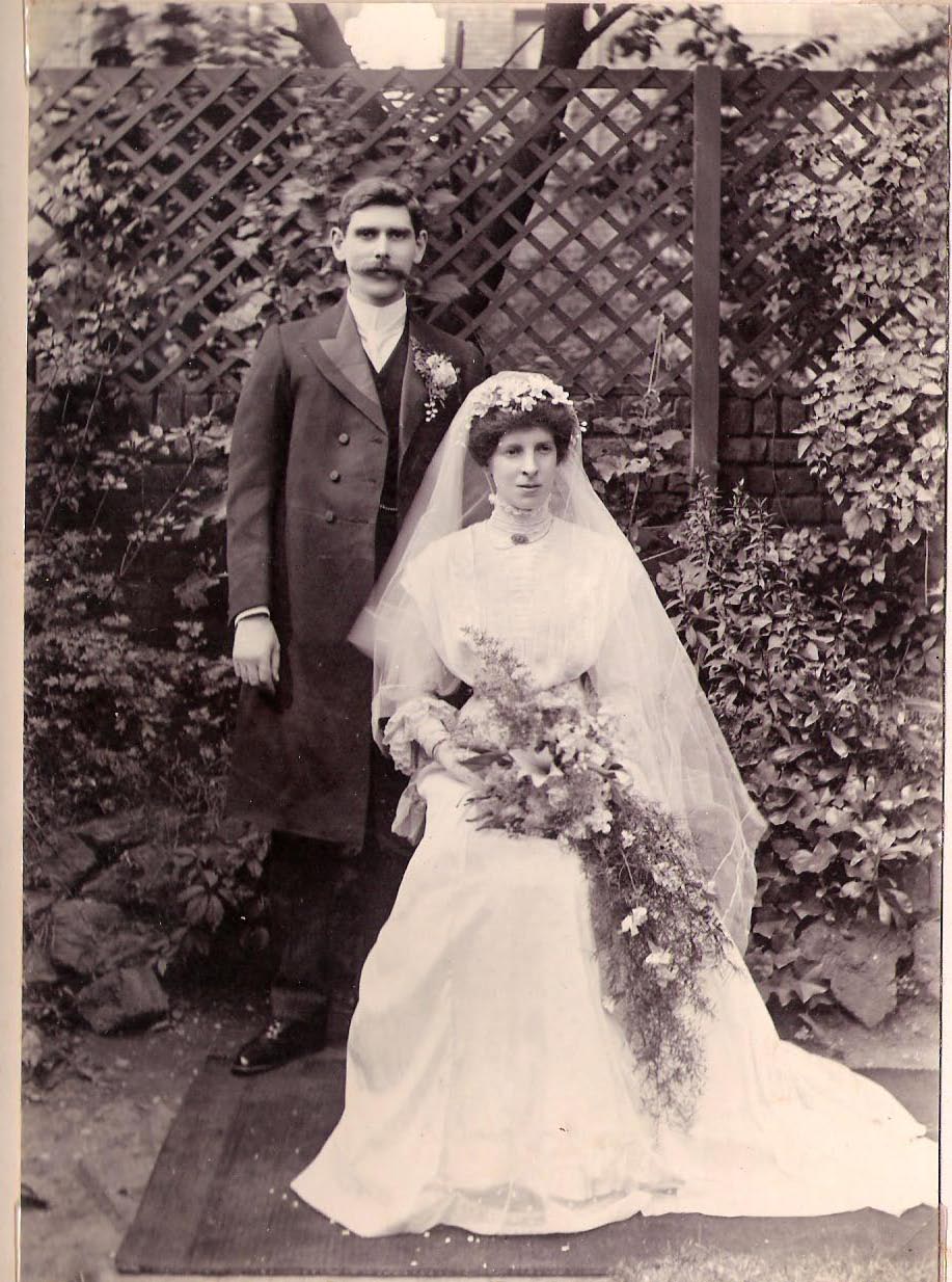 William Malcolm and Ida SANDELL’s wedding 25th July 1908