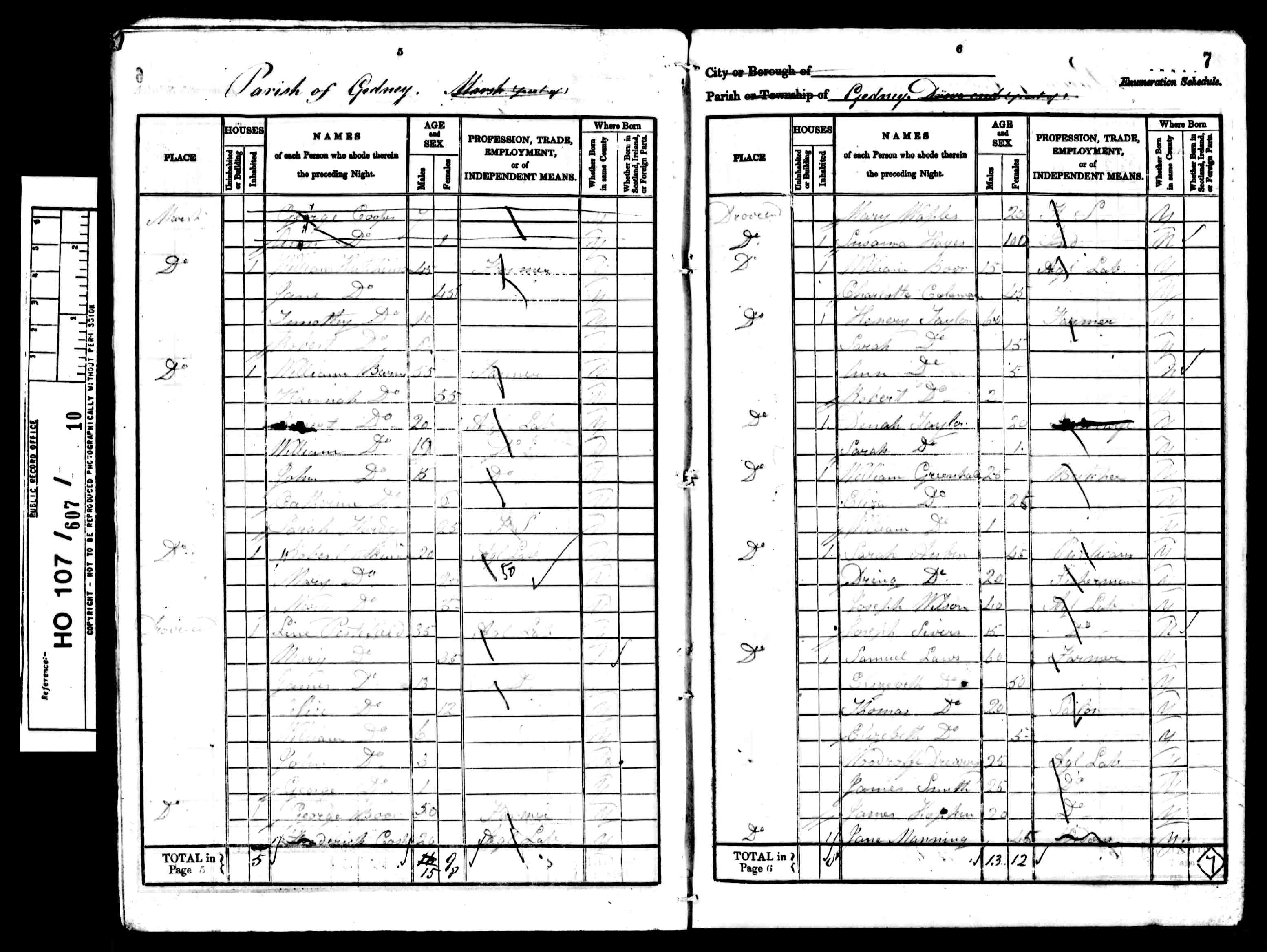 1841: An address in Holbeach, Lincolnshire