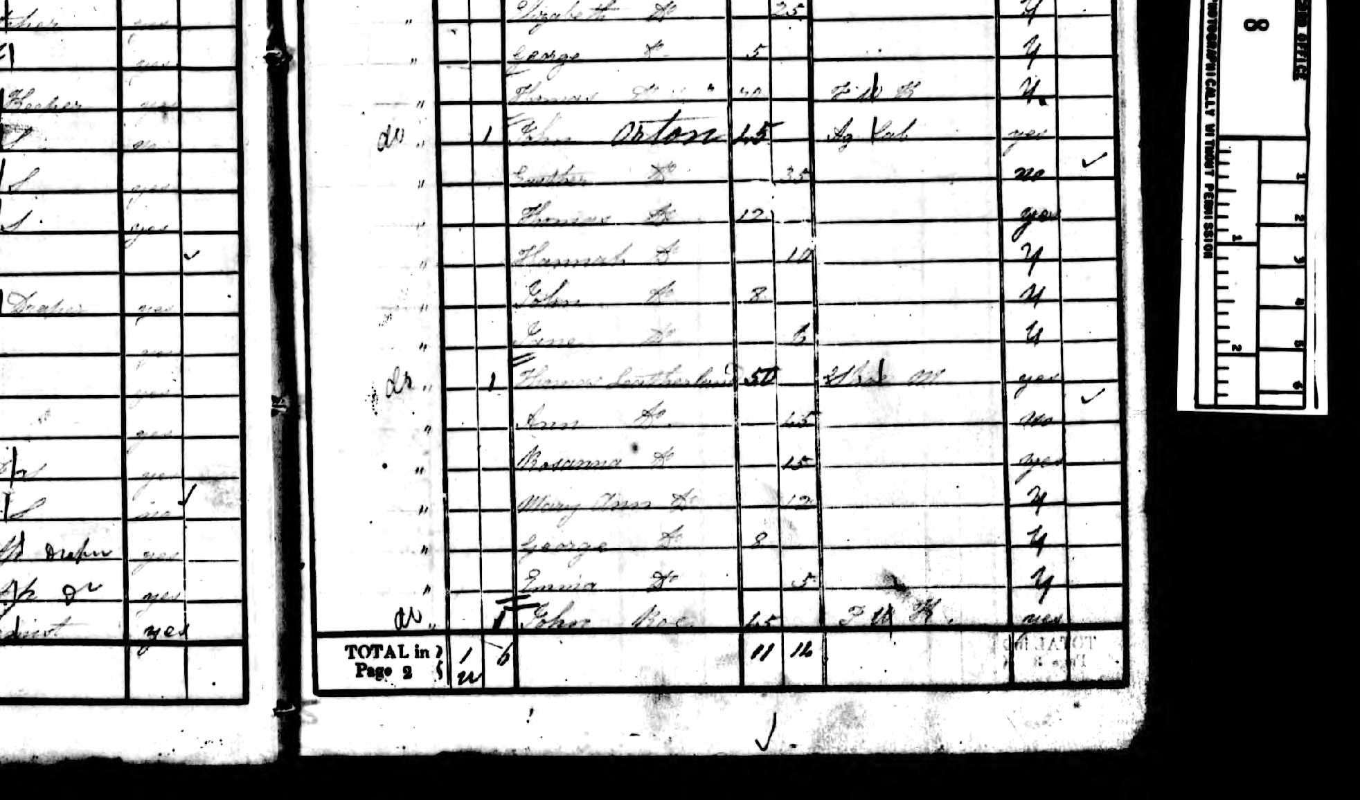 1841: Garden Row, Loughborough, Leicestershire