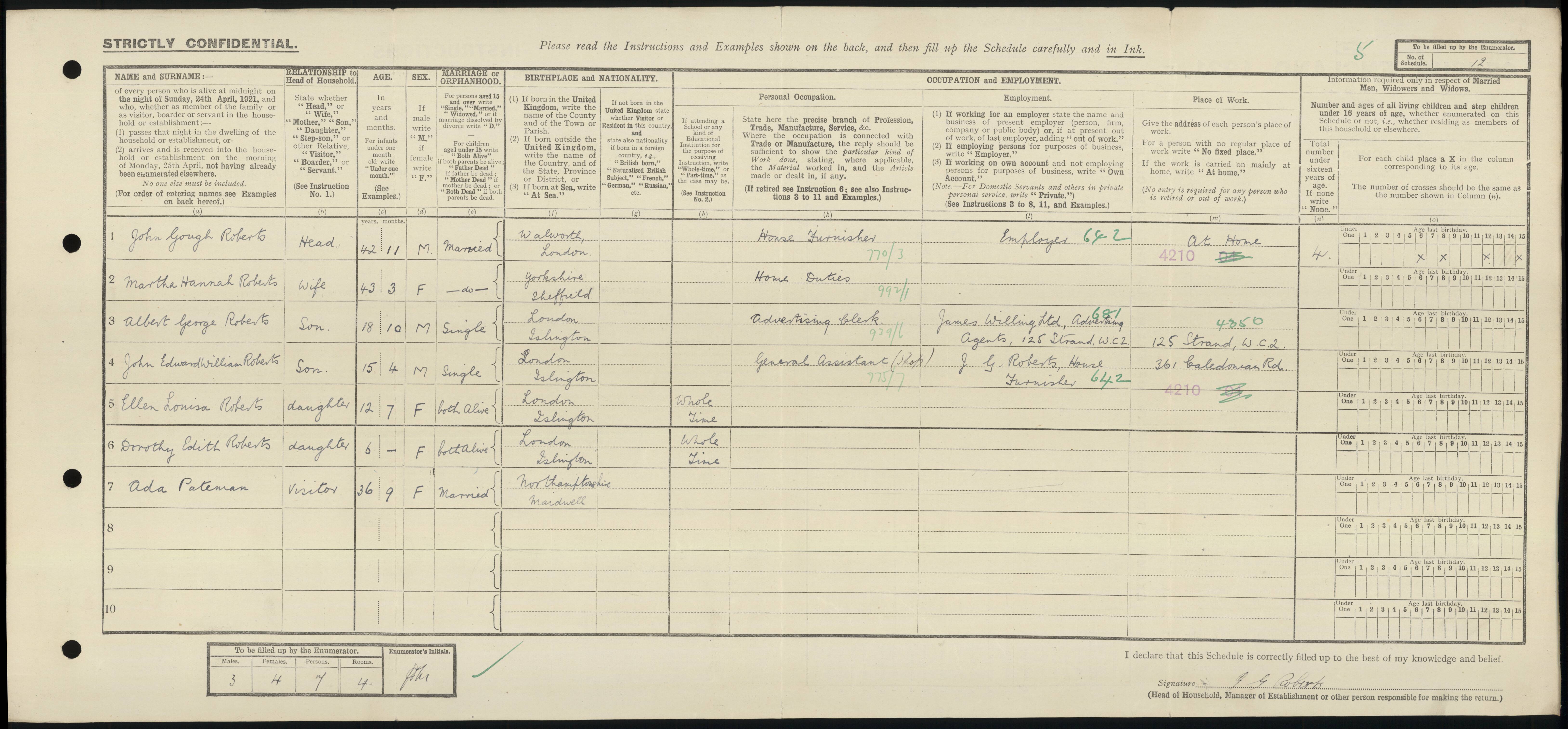 1921: 361 Caledonian Rd, Lower Holloway, Islington, London