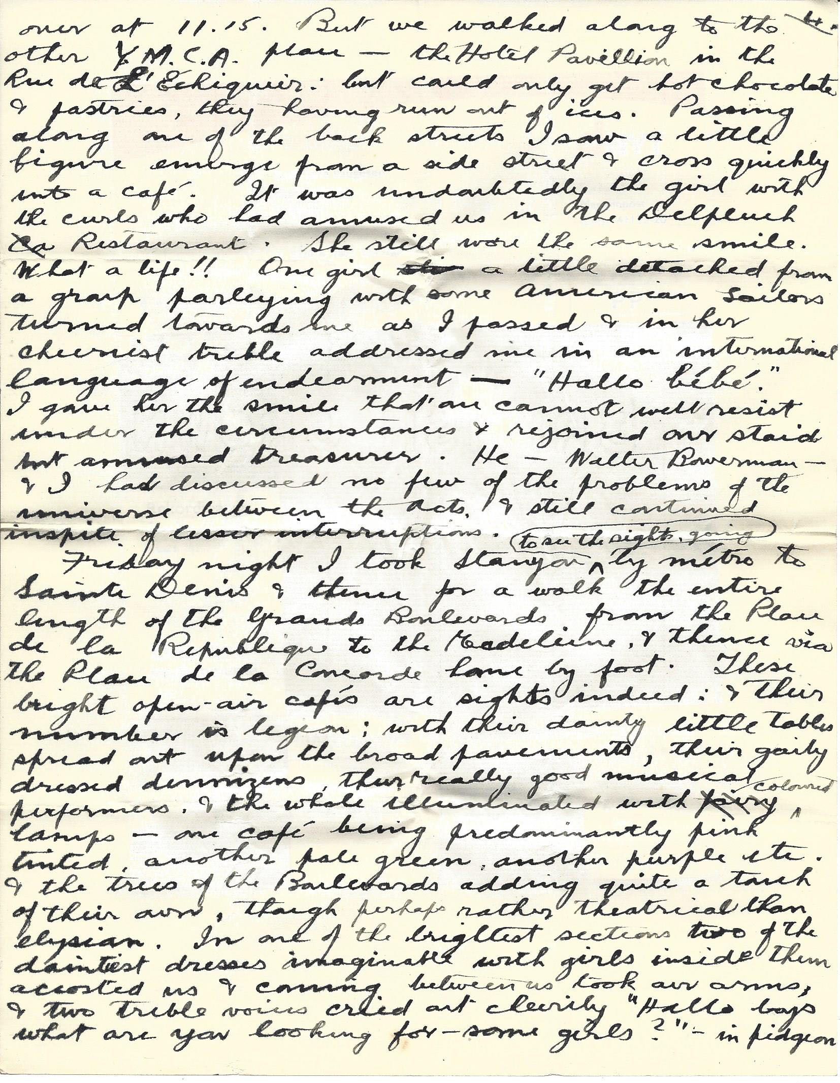 1919-08-16 p4 Donald Bearman letter to his father