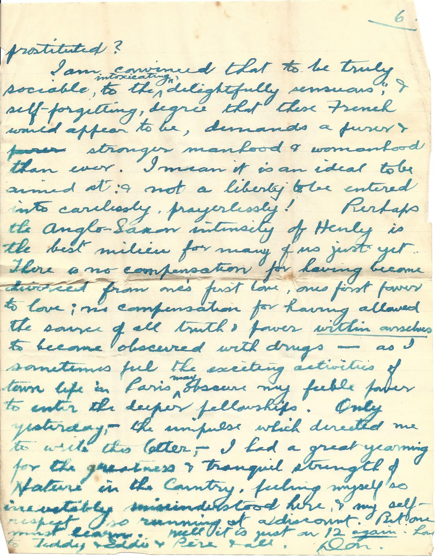 1919-08-19 p6 Donald Bearman letter to his father