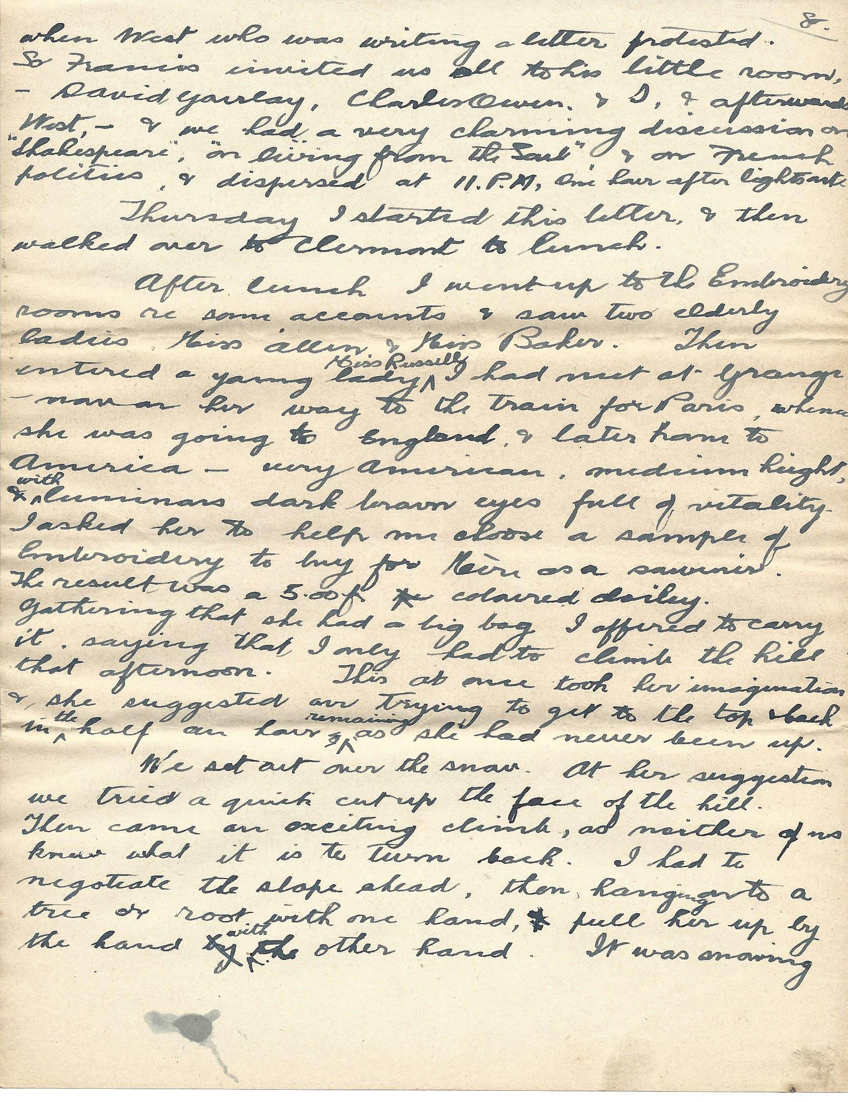 1919-11-13 p8 Donald Bearman to his father Thomas