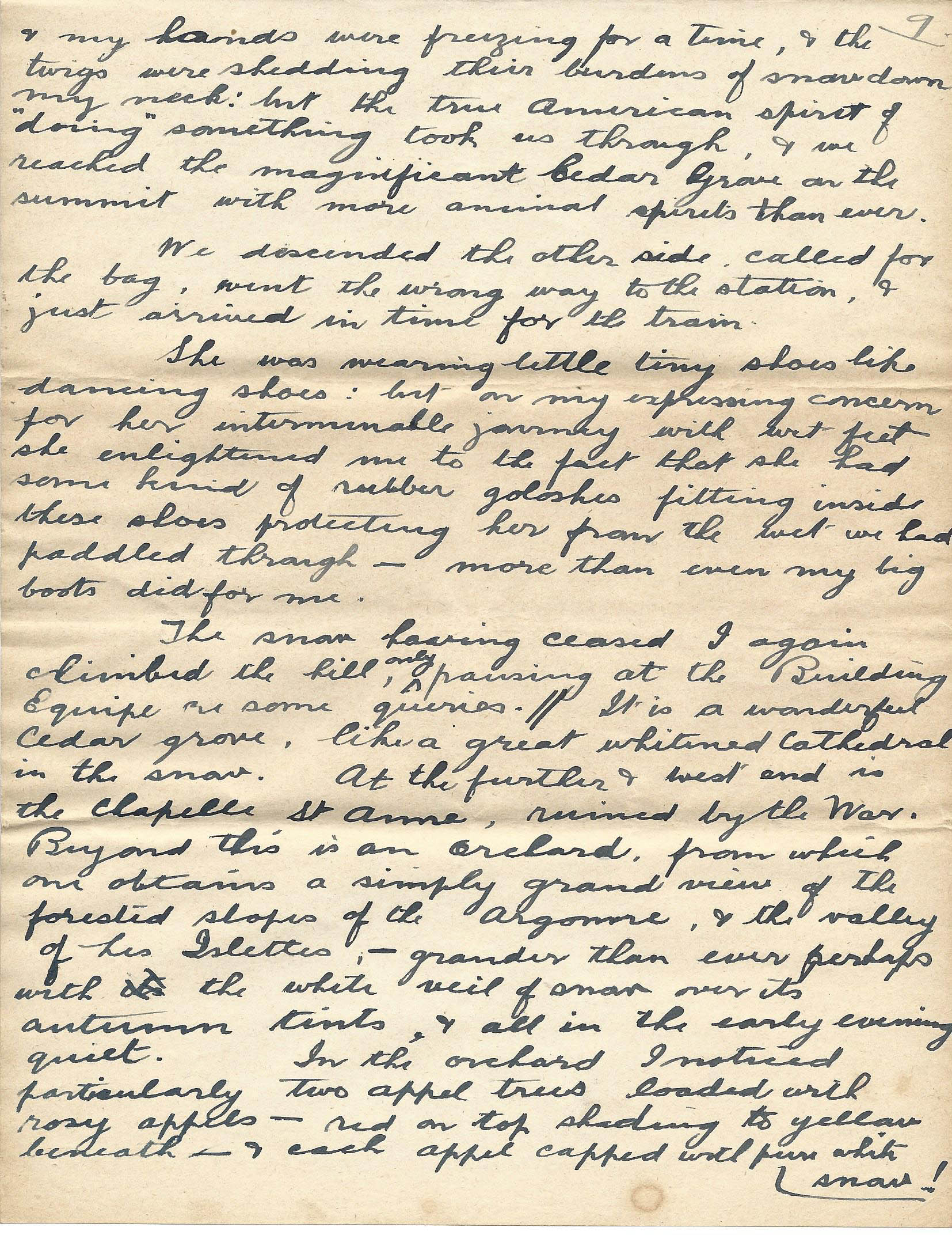 1919-11-13 p9 Donald Bearman to his father Thomas