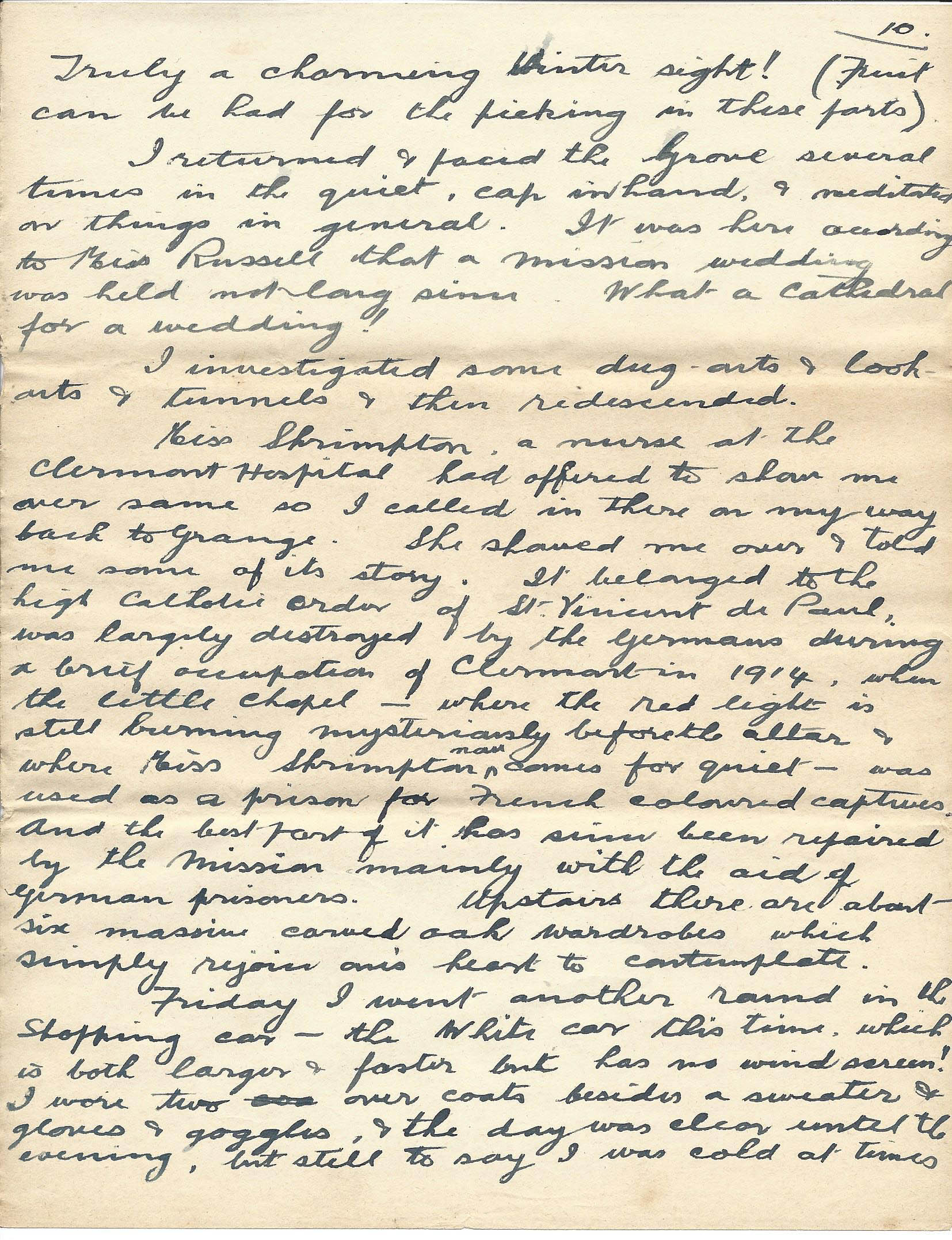 1919-11-13 p10 Donald Bearman to his father Thomas