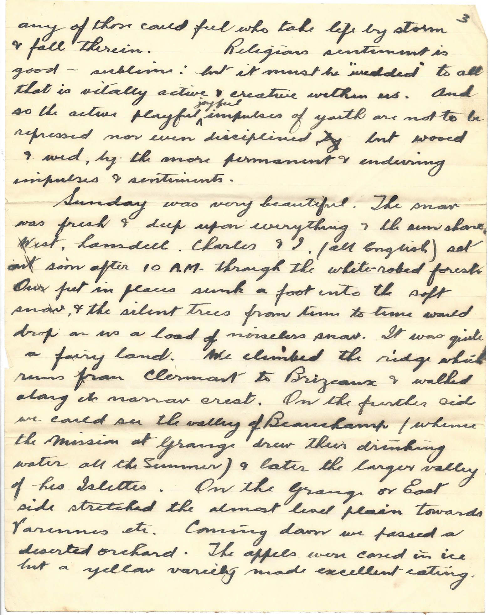 1919-11-23 p3 Donald Bearman to his father Thomas