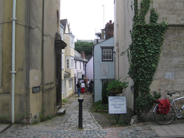 Bath Place, Holywell, Oxford. Joseph Sandell is listed in Hunt’s 1846 directory as running a boys’ school here