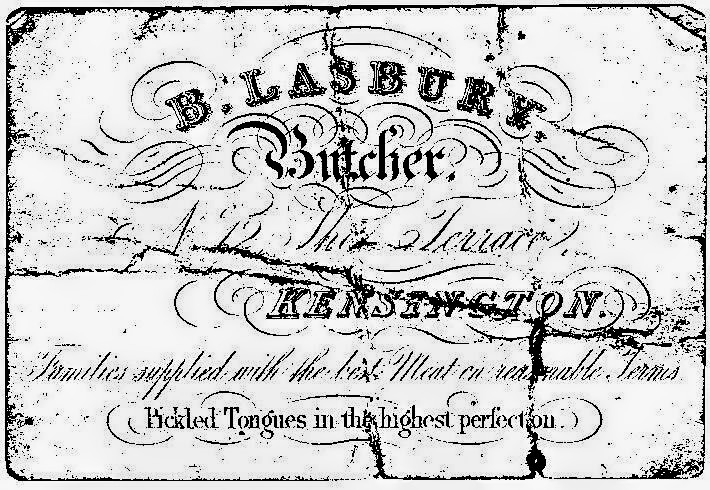 Benjamin Lasbury’s calling card