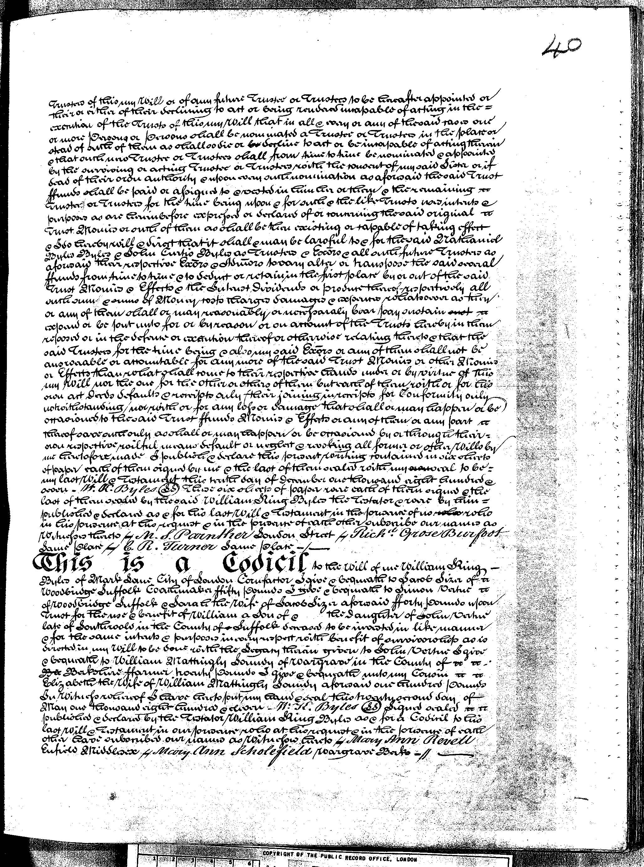 The will of William King Byles, 1811, page 4